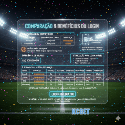 Figura 2 do login da KCBET